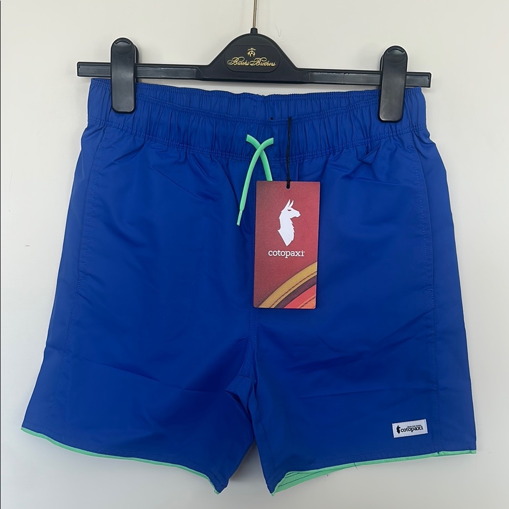 Cotopaxi Blue Cocodrilo short Elastic Waistband scuba blue L NEW
